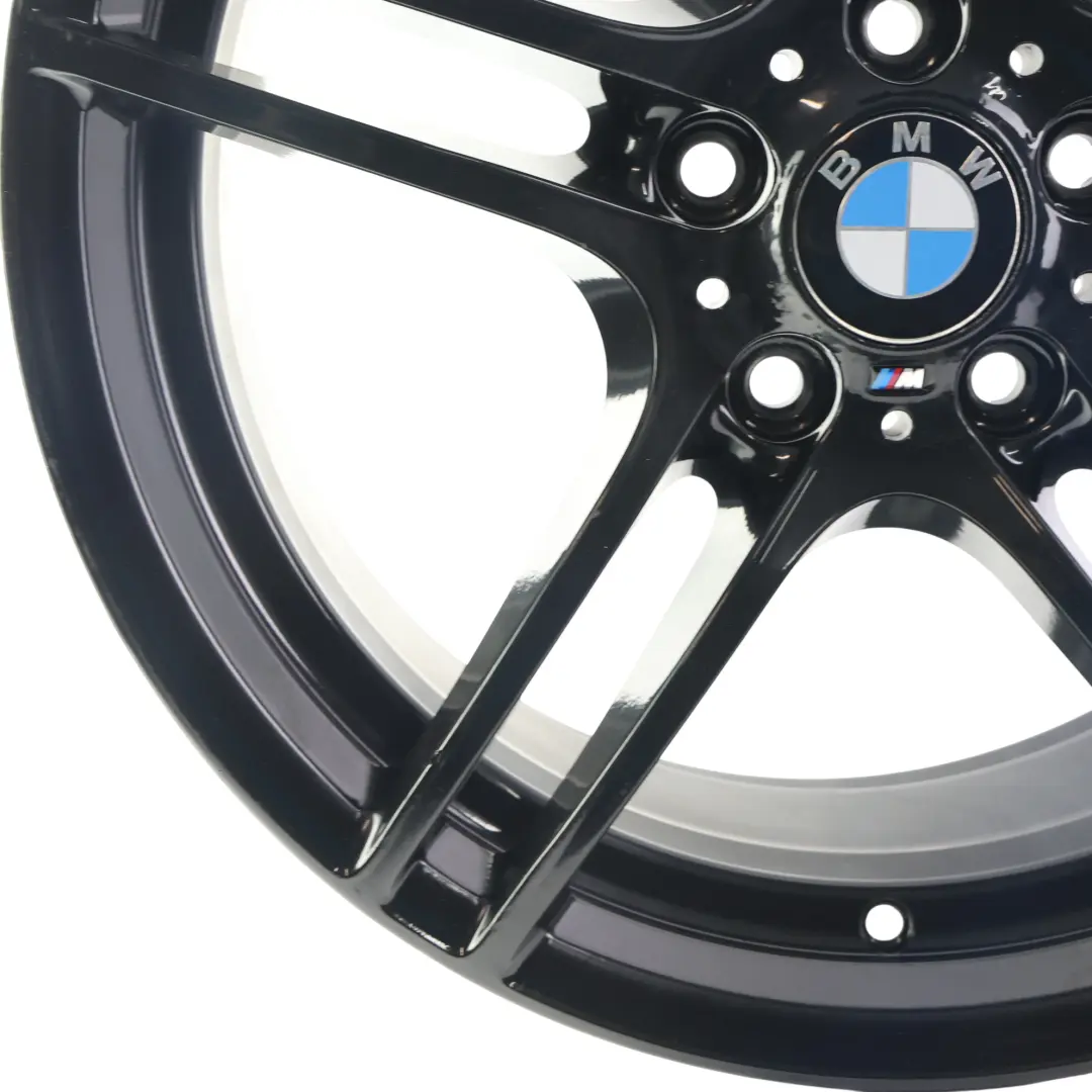 BMW E90 E91 Cerchione Anteriore Nero 19" M Doppia Razza 313 8J ET:37 - SKU 6787647-8 - Numero di parte 6787647