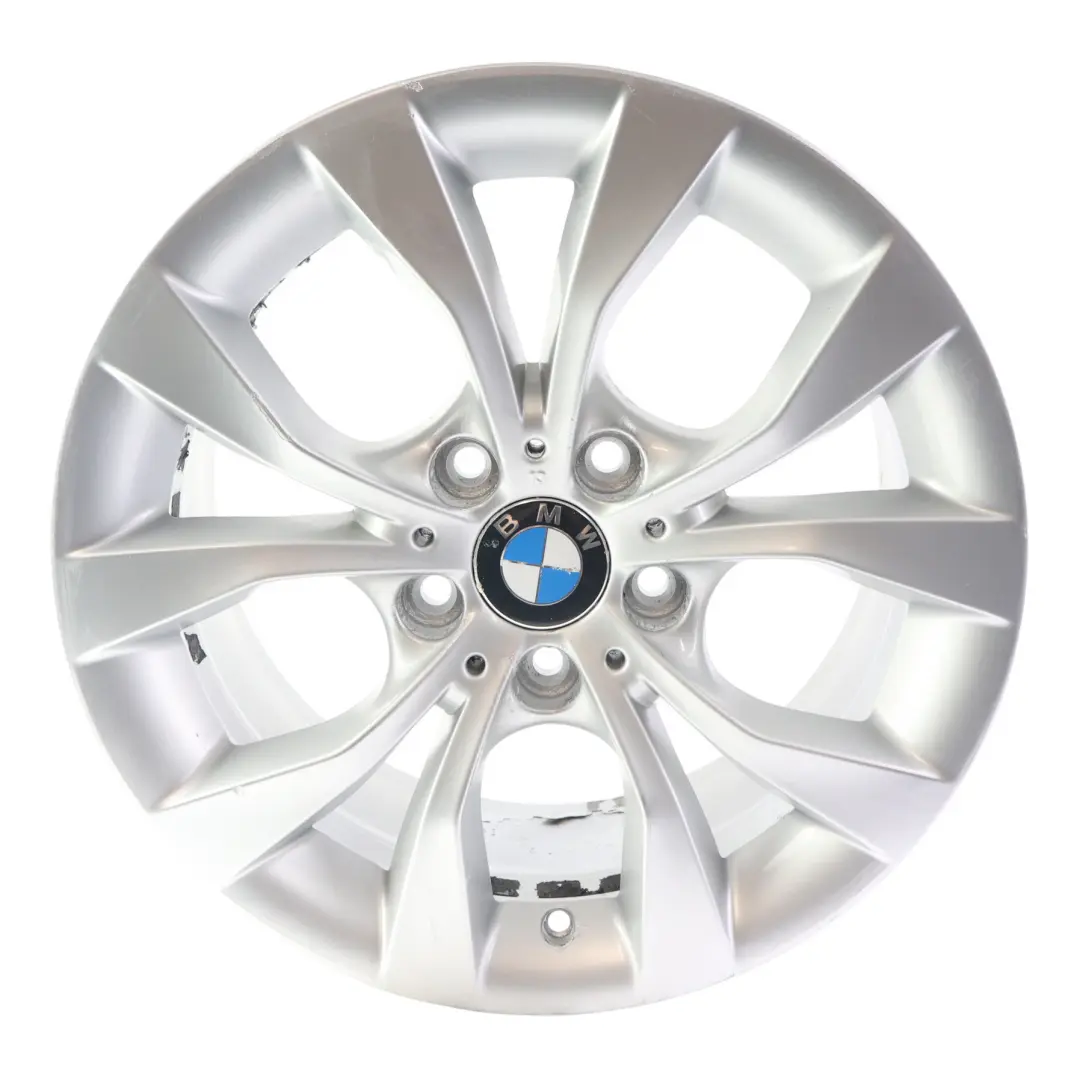 BMW X1 er E84 Silber Alu Felge Alufelge 17" V-Speiche 318 ET:34 7,5J - SKU 6789141-1 - Teilenummer 6789141