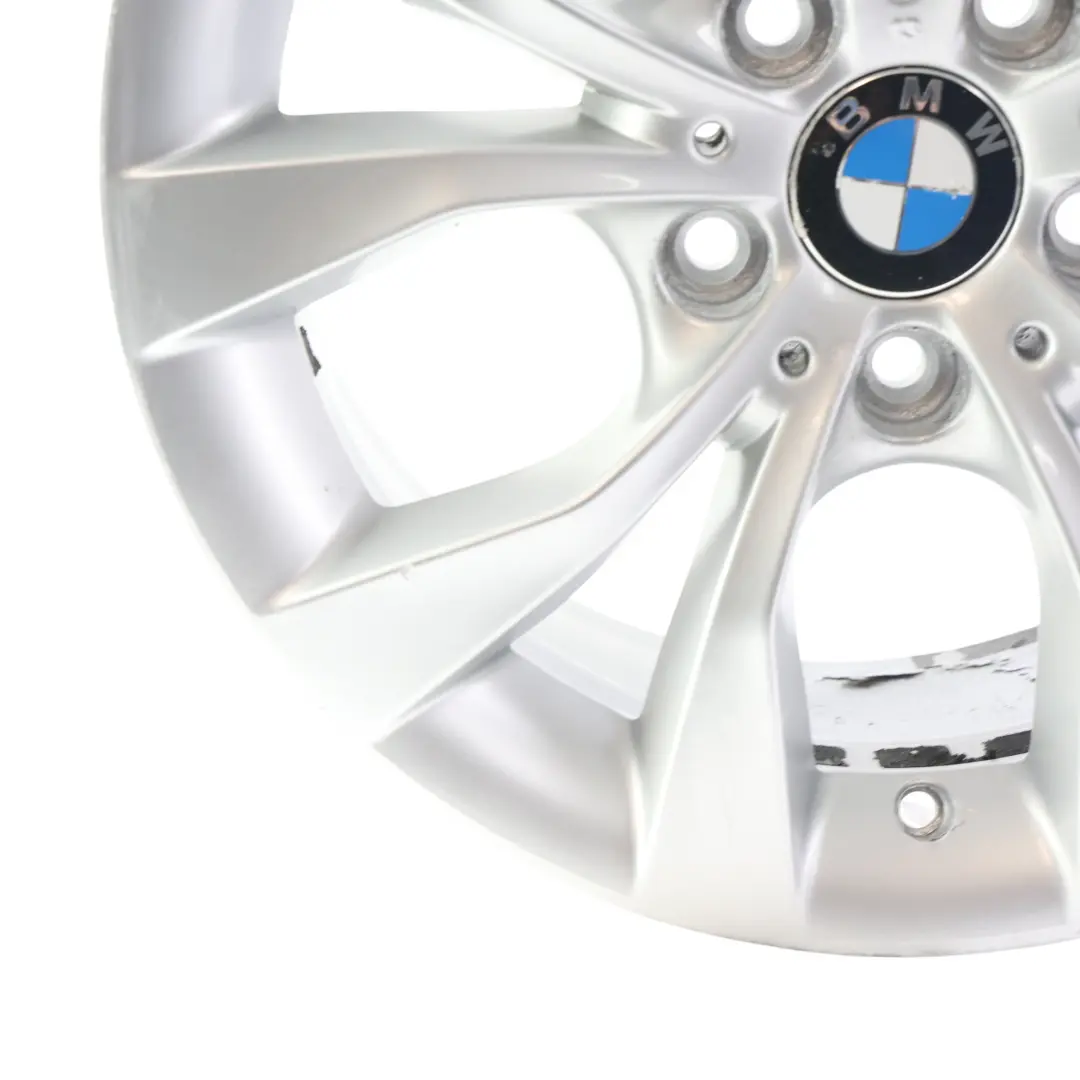 Alloy Rim 17" V spoke 318 ET:34 7,5J to BMW X1 Series E84 Silver Wheel with Part number 6789141 BMW X1 Series E84 Silver Wheel Alloy Rim 17" V spoke 318 ET:34 7,5J - SKU 6789141-1 - Part number 6789141