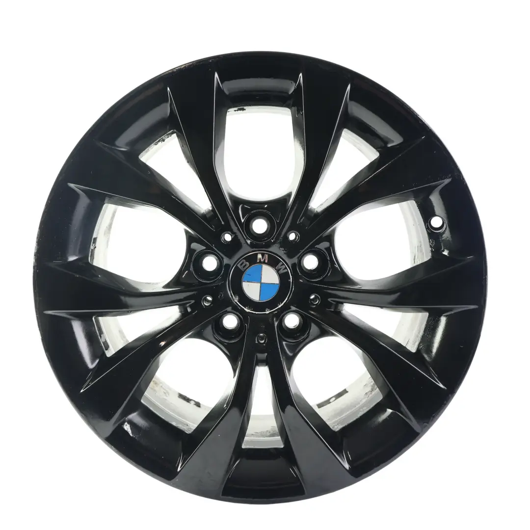 BMW X1 E84 Felga Aluminiowa Czarna 17" V Spoke 318 ET34 7,5J - SKU 6789141-5 - Numer Części 6789141