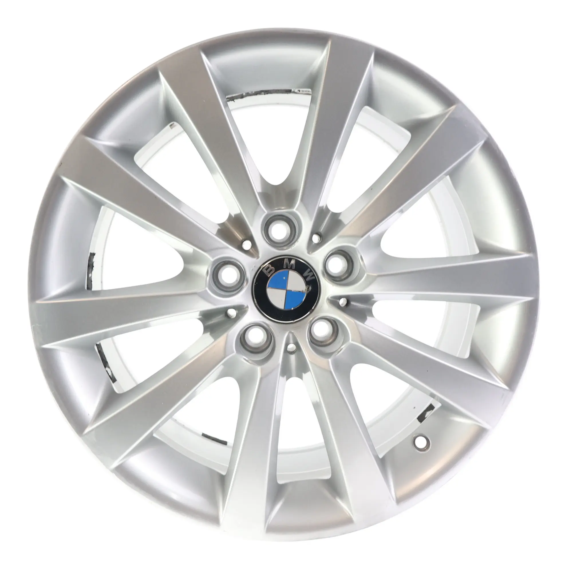 BMW F06 F10 F11 Silber Alu Felge Alufelge 18" V-Speiche 328 8J ET:30 6790173