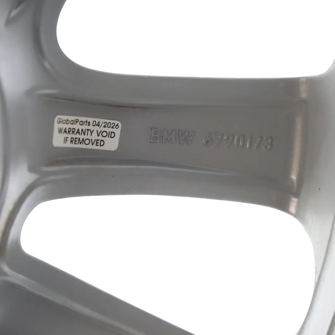 BMW F06 F10 F11 Silver Light Alloy Wheel Rim 18" V Spoke 328 8J ET:30 - SKU 6790173-2 - Part number 6790173