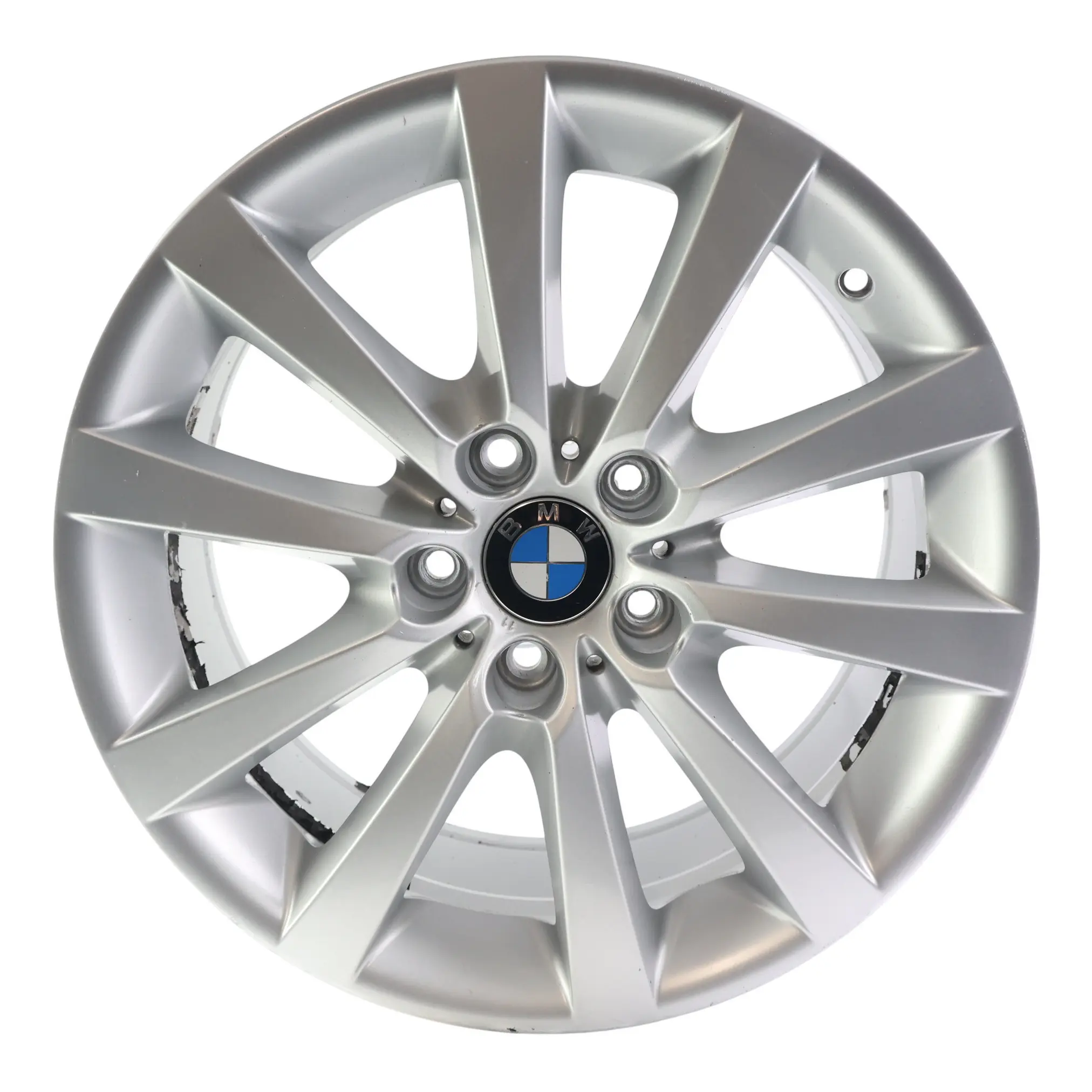 BMW F06 F10 F11 Silver Light Alloy Wheel Rim 18" V Spoke 328 8J ET:30 6790173