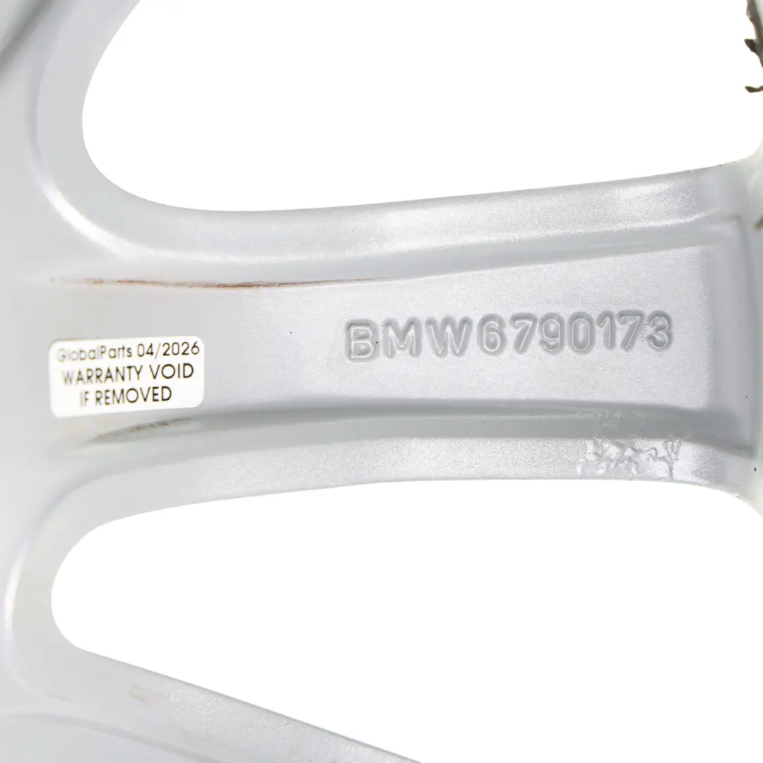 Light Alloy Wheel Rim 18" V Spoke 328 8J ET:30 to BMW F06 F10 F11 Silver with Part number 6790173 BMW F06 F10 F11 Silver Light Alloy Wheel Rim 18" V Spoke 328 8J ET:30 - SKU 6790173-4 - Part number 6790173