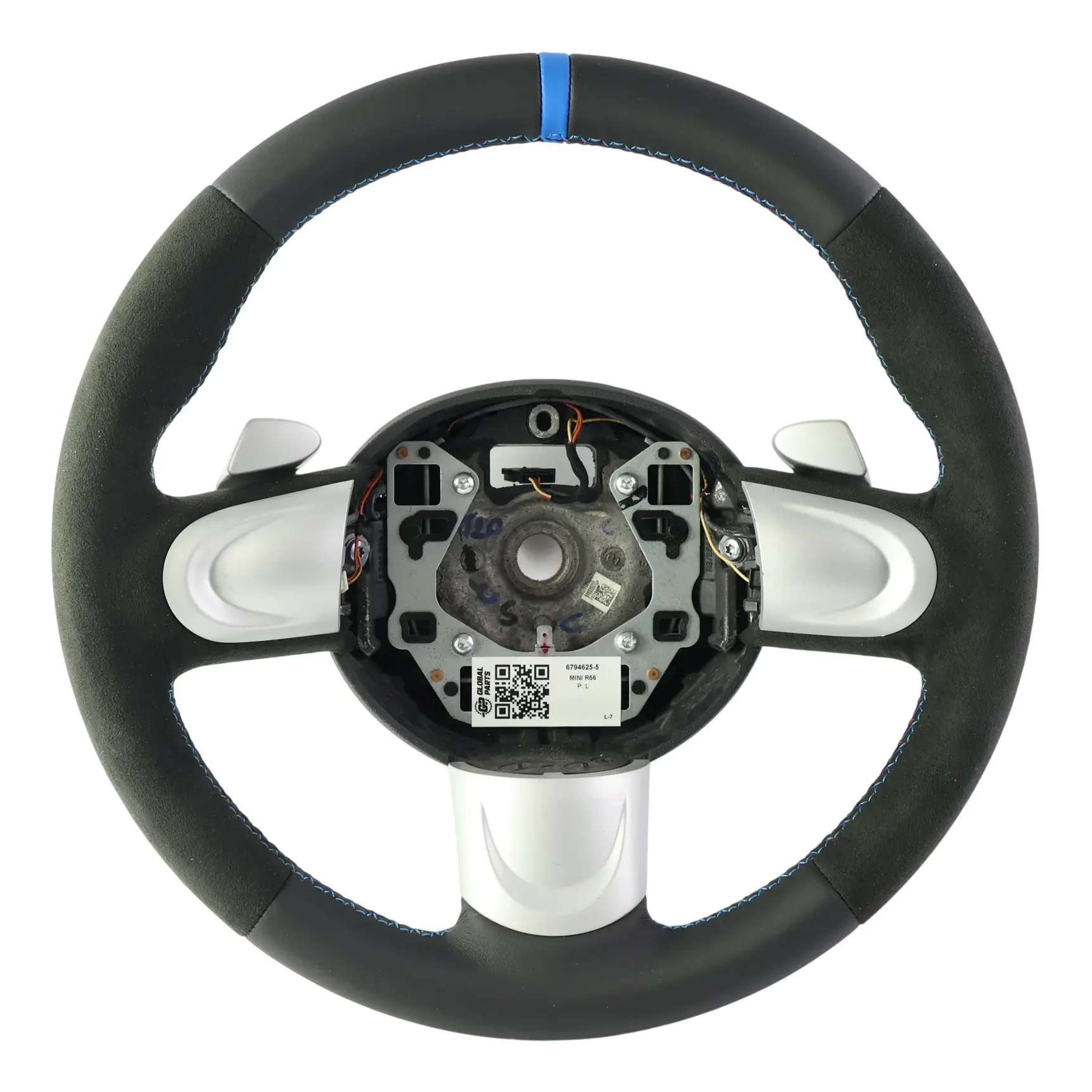 Mini Cooper One R55 R56 R60 R61 NEU Leder / Alcantara Sportlenkrad Schaltwippen