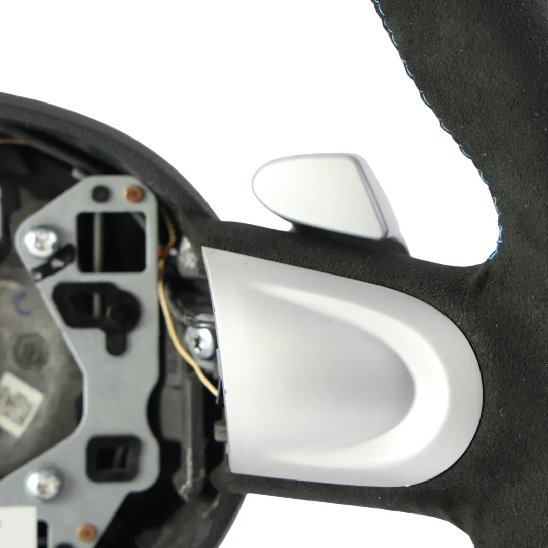 Leather / Alcantara Sport Steering Wheel Padle Shift to Mini Cooper R56 NEW Black with Part number 6794625 Mini Cooper R56 NEW Black Leather / Alcantara Sport Steering Wheel Padle Shift - SKU 6794625-5 - Part number 6794625