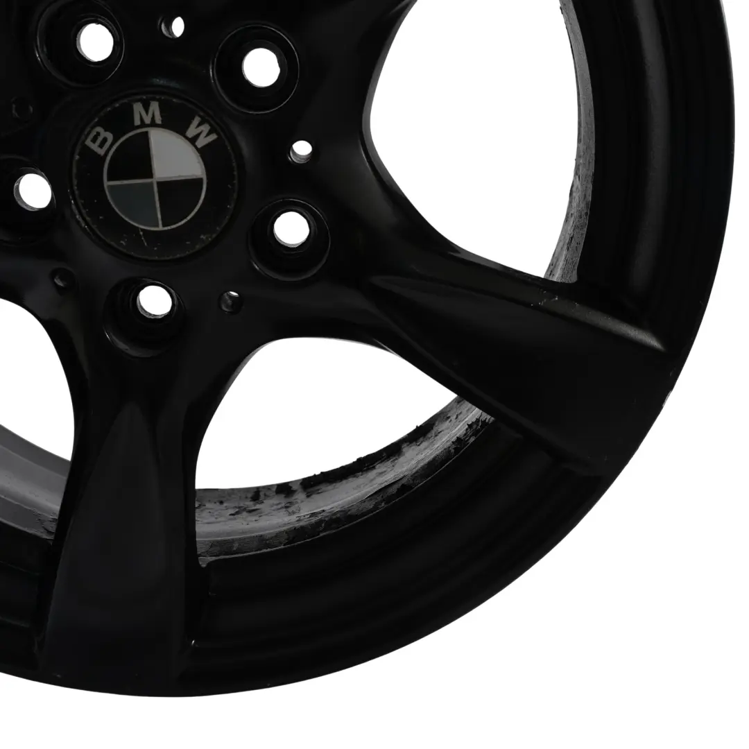 Schwarz Alufelge 17" 7J ET:47 Sternspeiche 371 für BMW E81 E82 E87 mit Teilenummer 6795561 BMW E81 E82 E87 Schwarz Alufelge 17" 7J ET:47 Sternspeiche 371 - SKU 6795561-4 - Teilenummer 6795561