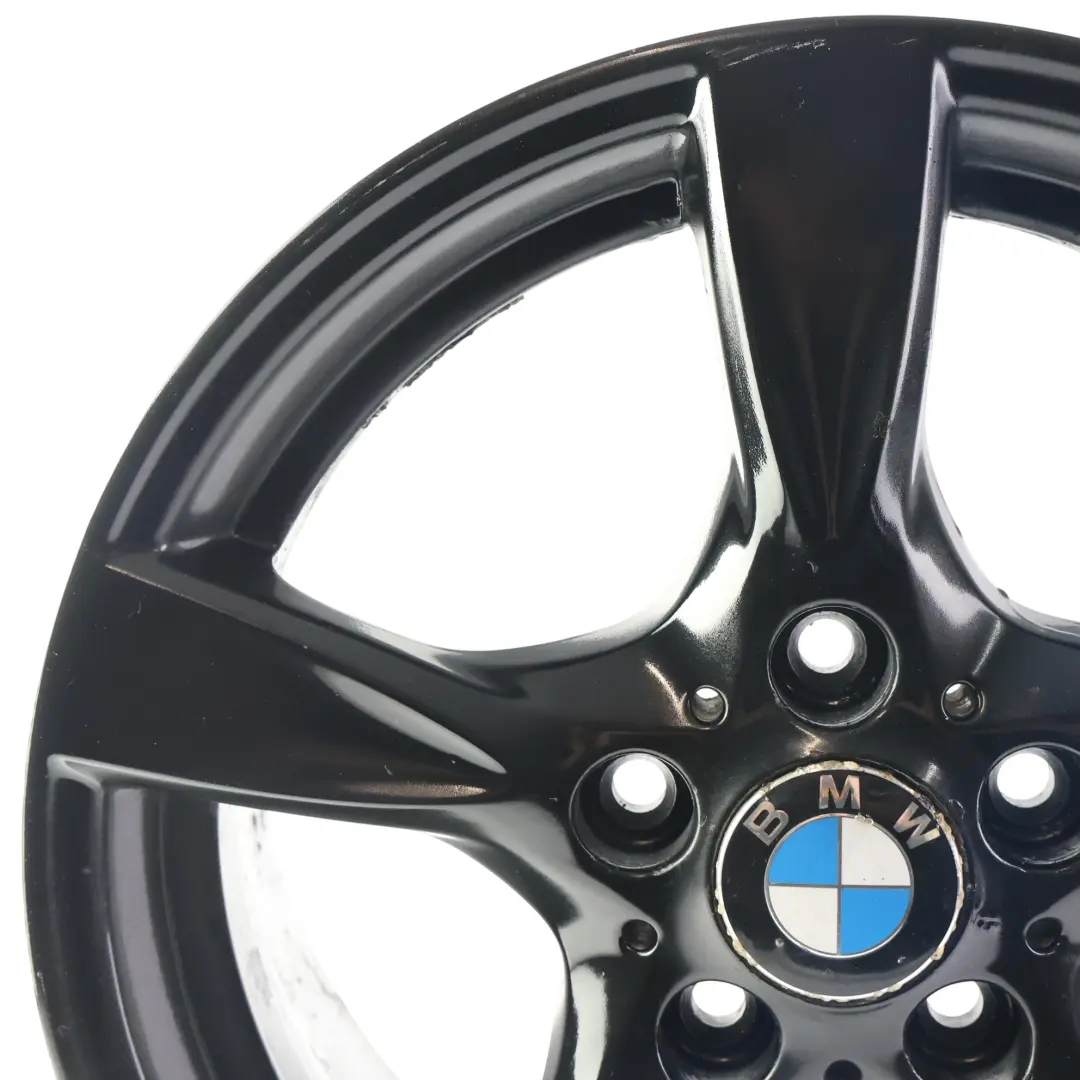 BMW E81 E82 E87 Alloy Wheel Rim Black 17" Star Spoke 371 7J ET:47 - SKU 6795561-6 - Part number 6795561