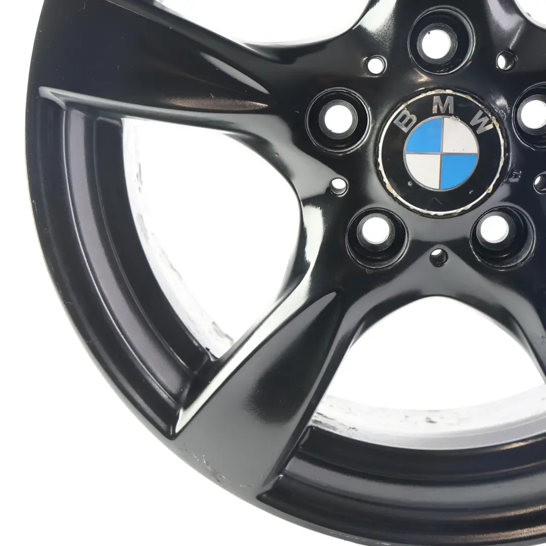 BMW E81 E82 E87 Alloy Wheel Rim Black 17" Star Spoke 371 7J ET:47 - SKU 6795561-6 - Part number 6795561