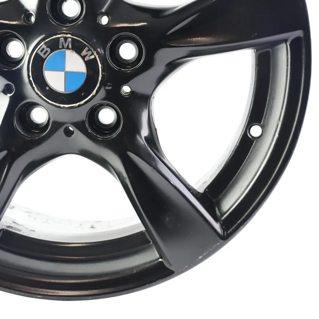 Alloy Wheel Rim Black 17" Star Spoke 371 7J ET:47 to BMW E81 E82 E87 with Part number 6795561 BMW E81 E82 E87 Alloy Wheel Rim Black 17" Star Spoke 371 7J ET:47 - SKU 6795561-6 - Part number 6795561