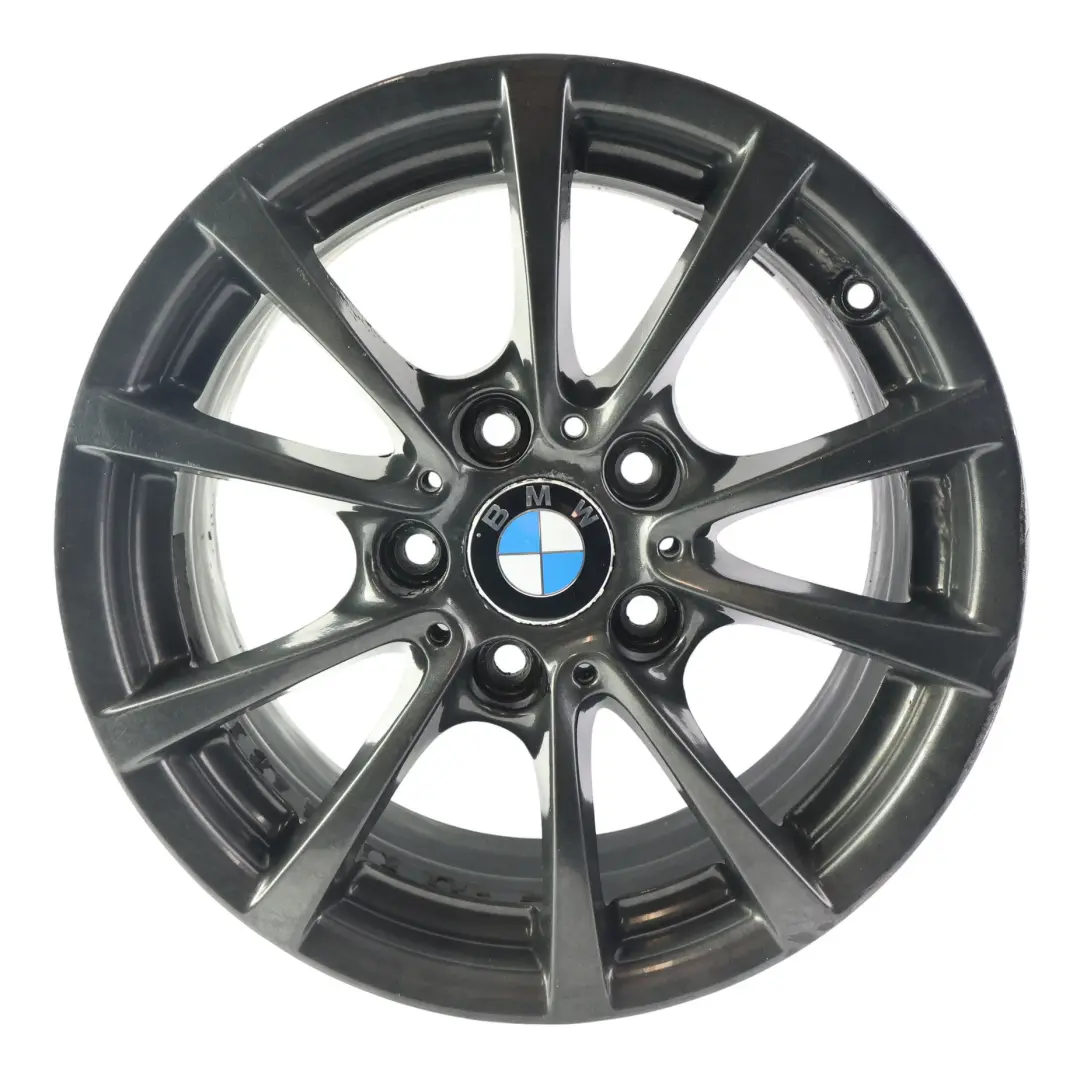 BMW F30 F31 F36 Felge Alu Grau 16" 7J ET:31 V-Speiche 390 - SKU 6796236-5 - Teilenummer 6796236