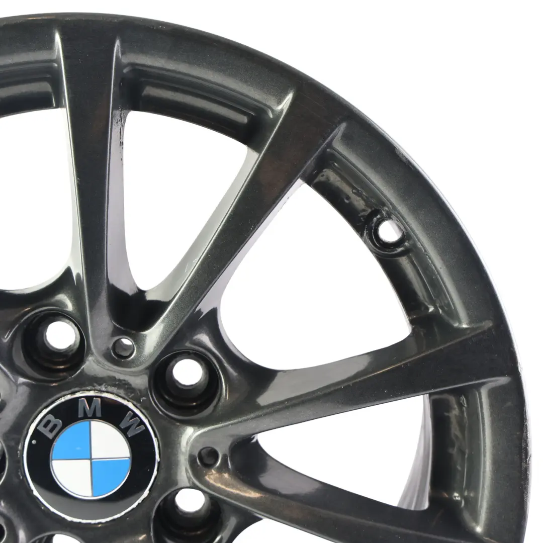 Felge Alu Grau 16" 7J ET:31 V-Speiche 390 für BMW F30 F31 F36 mit Teilenummer 6796236 BMW F30 F31 F36 Felge Alu Grau 16" 7J ET:31 V-Speiche 390 - SKU 6796236-5 - Teilenummer 6796236