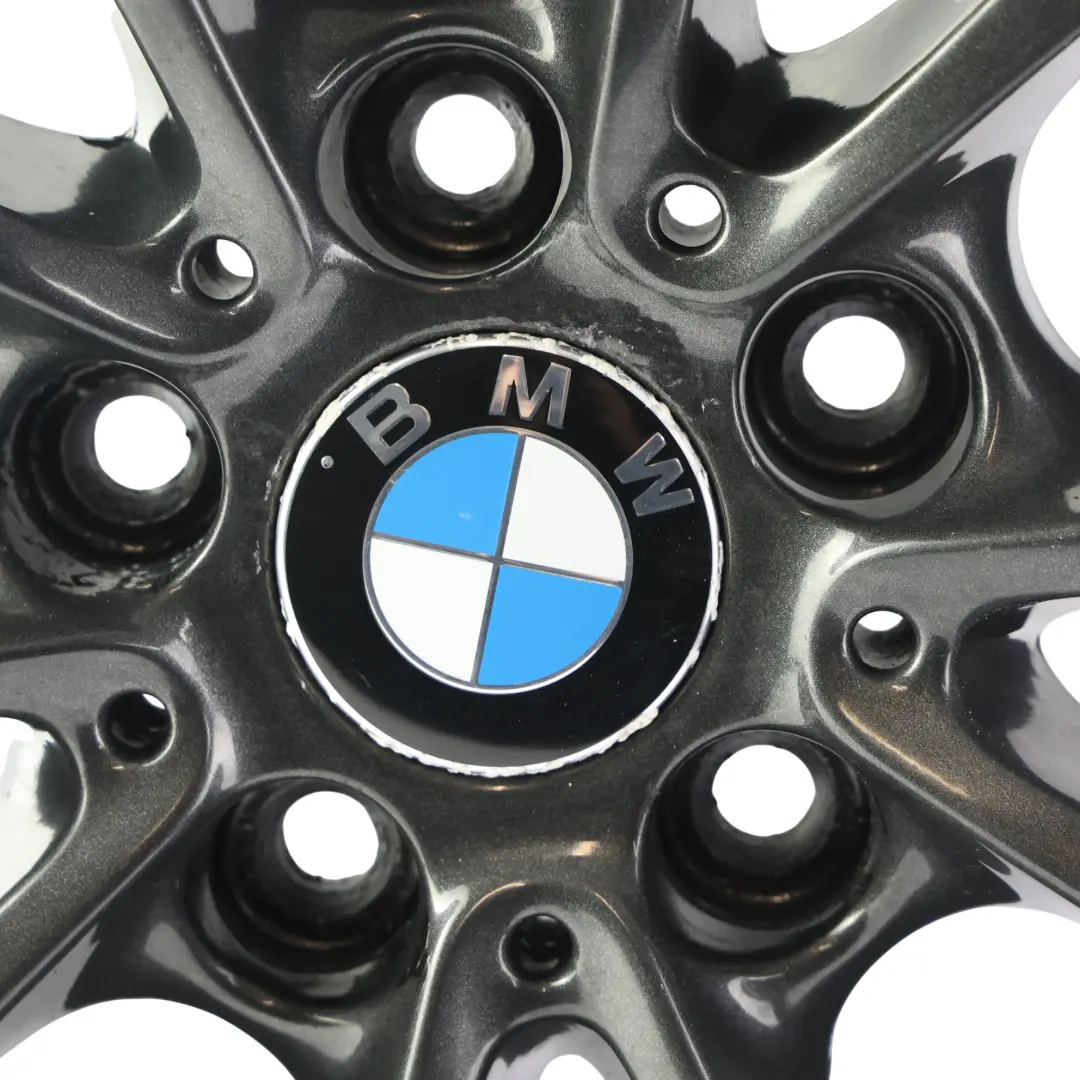 BMW F30 F31 F36 Wheel Rim Alloy Grey 16" 7J ET:31 V-Spoke 390 - SKU 6796236-5 - Part number 6796236