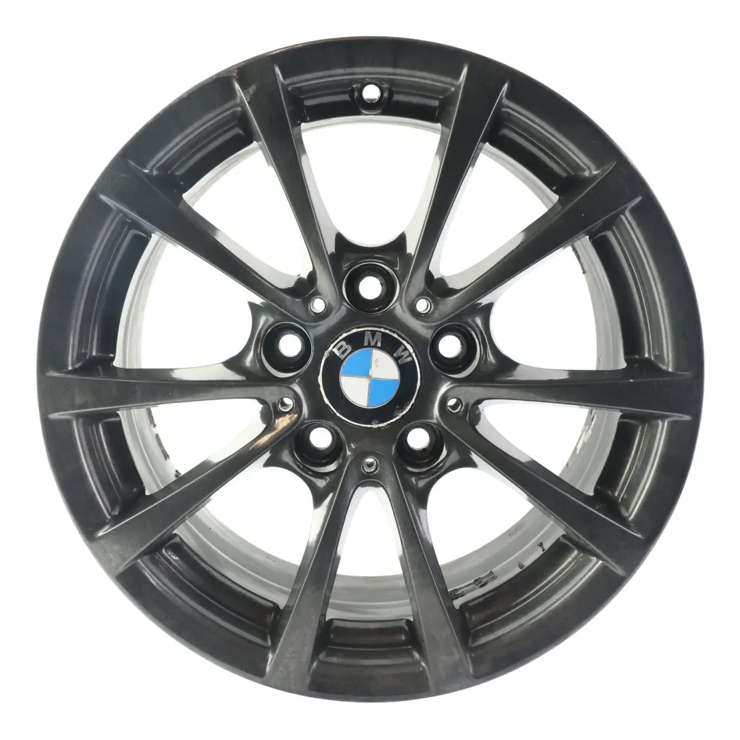 BMW F30 F31 F36 Felga Aluminiowa Szara 16" 7J ET:31 V-Spoke 390 - SKU 6796236-6 - Numer Części 6796236