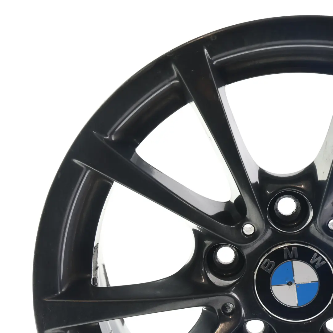 BMW F30 F31 F36 Wheel Rim Alloy Black 16" 7J ET:31 V-Spoke 390 - SKU 6796236-7 - Part number 6796236