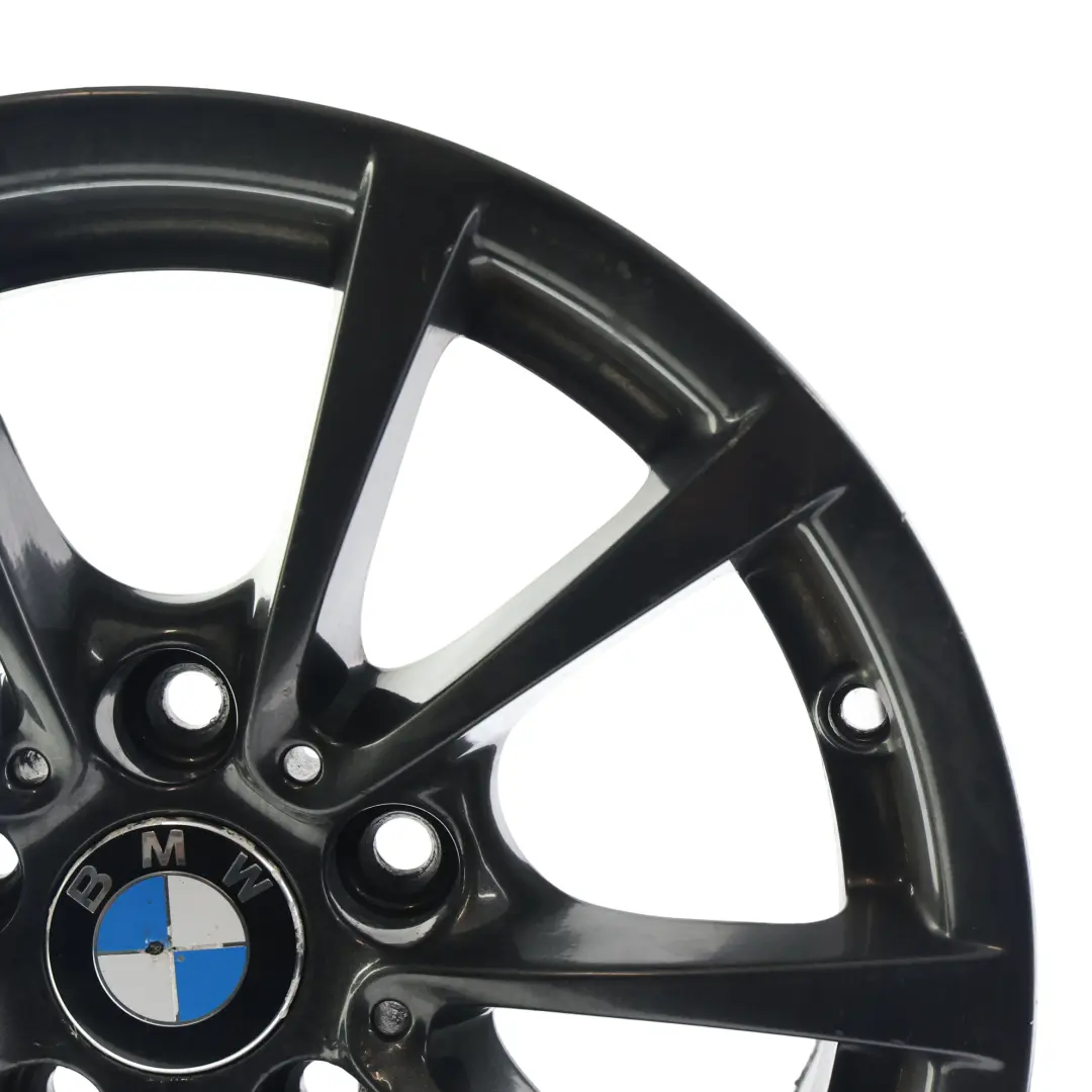 BMW F30 F31 F36 Wheel Rim Alloy Black 16" 7J ET:31 V-Spoke 390 - SKU 6796236-7 - Part number 6796236