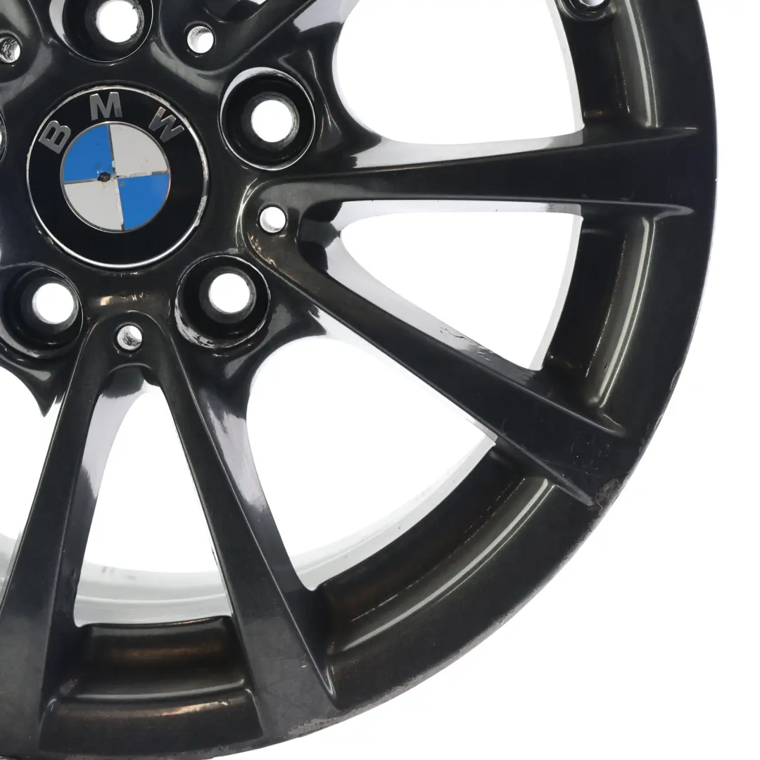 BMW F30 F31 F36 Wheel Rim Alloy Black 16" 7J ET:31 V-Spoke 390 - SKU 6796236-7 - Part number 6796236