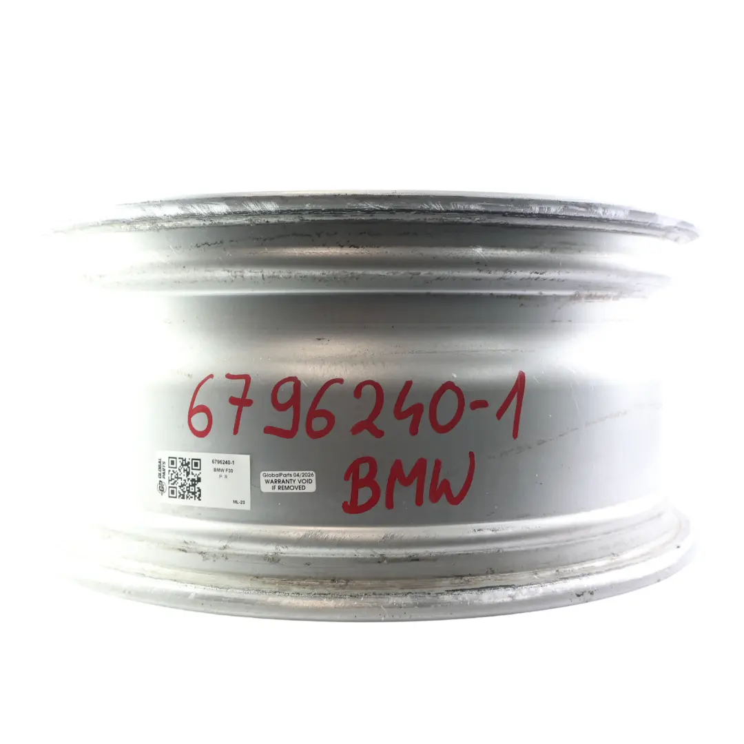 BMW F30 F31 F32 Silver Alloy Wheel Rim 17" V Spoke 413 7,5J ET:37 - SKU 6796240-1 - Part number 6796240