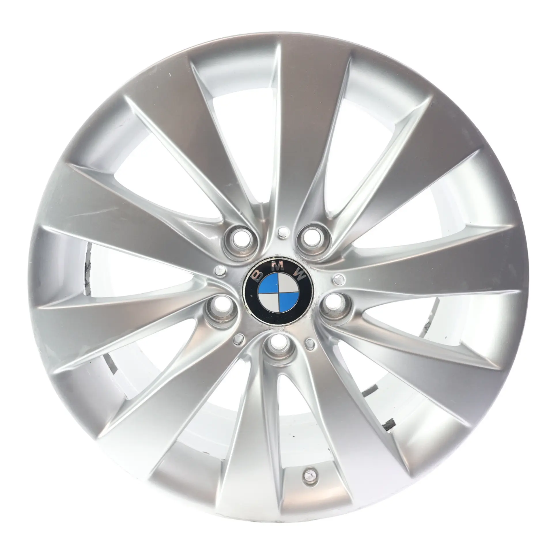BMW F30 F31 F32 Silver Alloy Wheel Rim 17" V Spoke 413 7,5J ET:37 6796240
