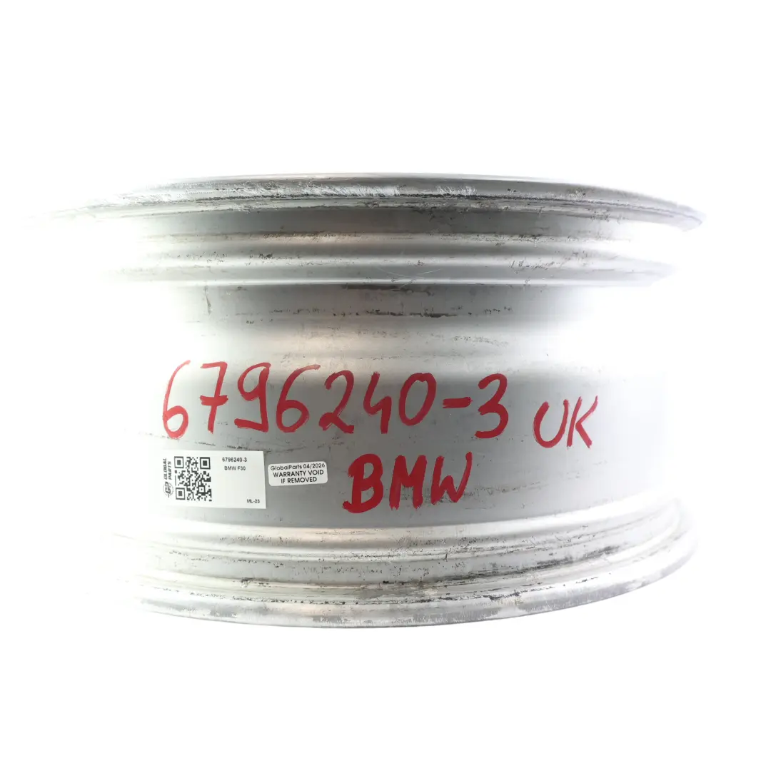 Alloy Wheel Rim 17" V Spoke 413 7,5J ET:37 to BMW F30 F31 F32 Silver with Part number 6796240 BMW F30 F31 F32 Silver Alloy Wheel Rim 17" V Spoke 413 7,5J ET:37 - SKU 6796240-3 - Part number 6796240