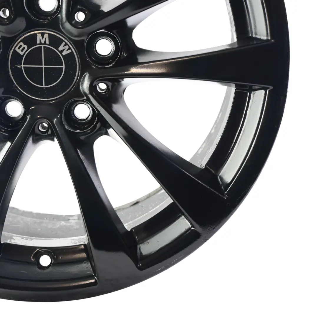 BMW F30 F31 F32 F33 Alloy Wheel Rim Black 17" 7.5J ET37 V-Spoke 395 - SKU 6796244-6 - Part number 6796244