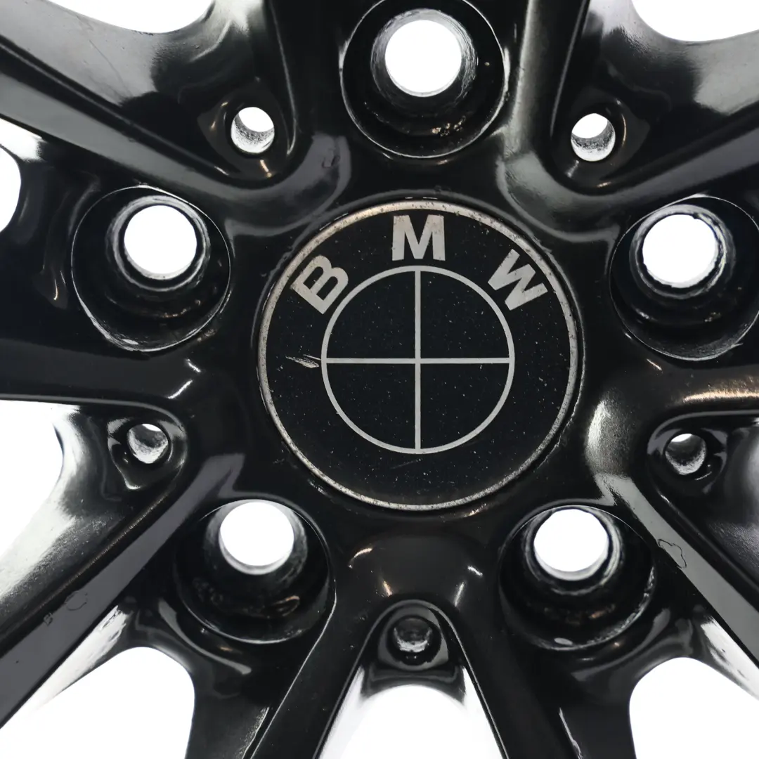BMW F30 F31 F32 F33 Alloy Wheel Rim Black 17" 7.5J ET37 V-Spoke 395 - SKU 6796244-6 - Part number 6796244