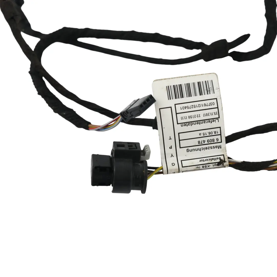 Mini F56 Front Door Wiring Harness Cable Passenger Side 6809478 - SKU 6809487 - Part number 6809487