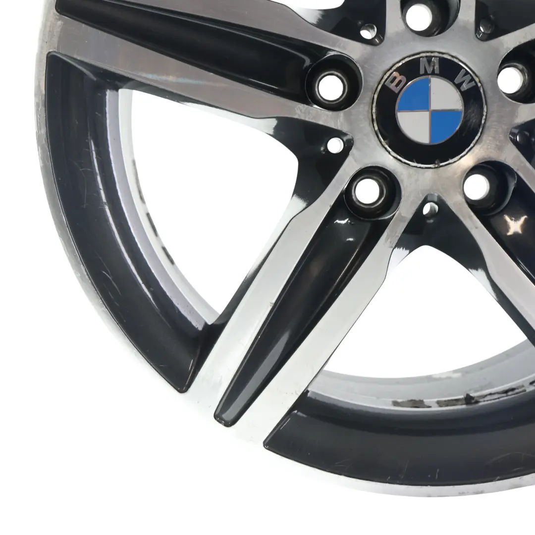 Bicolor Alufelge 17" Sternspeiche 379 7,5J ET:43 für BMW F20 F21 F22 mit Teilenummer 6850151 BMW F20 F21 F22 Bicolor Alufelge 17" Sternspeiche 379 7,5J ET:43 - SKU 6850151-1 - Teilenummer 6850151