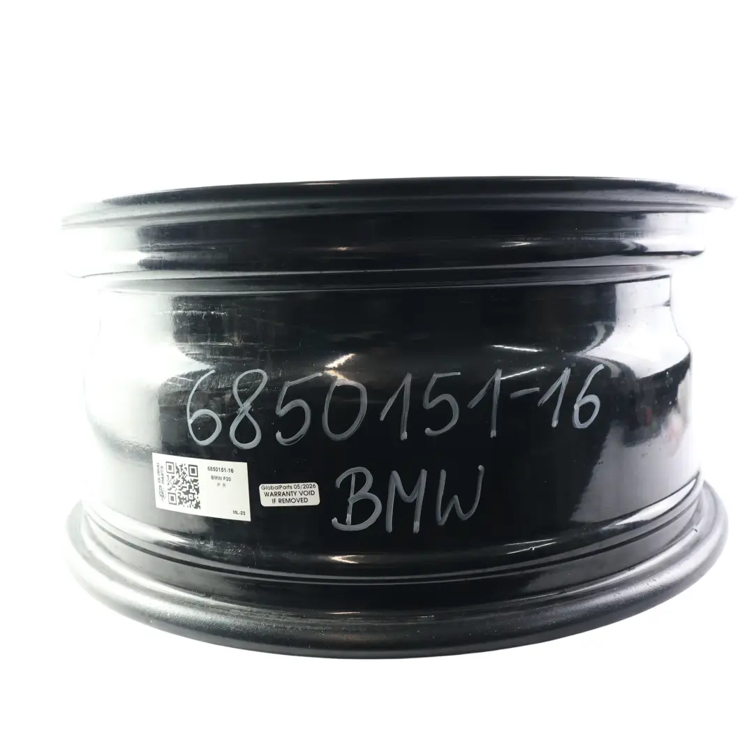 BMW F20 F21 Felga Aluminiowa Czarna 17" Star Spoke 379 ET:43 7,5J - SKU 6850151-16 - Numer Części 6850151