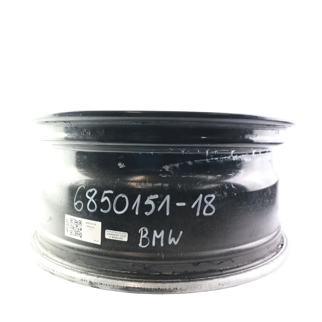 BMW F20 F21 F22 F23 Felge Alu Schwarz 17" Stern Speiche 379 ET:43 7,5J - SKU 6850151-18 - Teilenummer 6850151