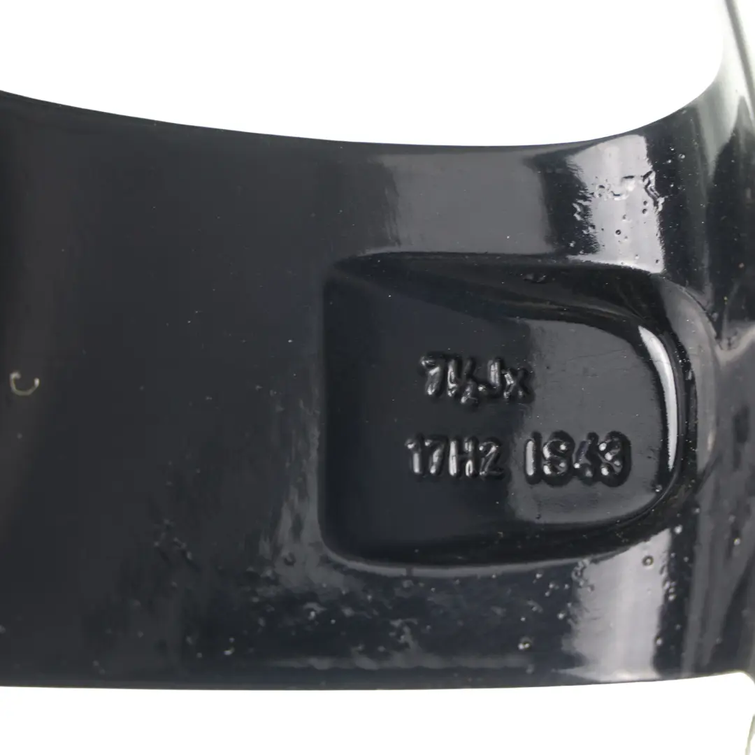 BMW F20 F21 F22 F23 Felge Alu Schwarz 17" Stern Speiche 379 ET:43 7,5J - SKU 6850151-18 - Teilenummer 6850151