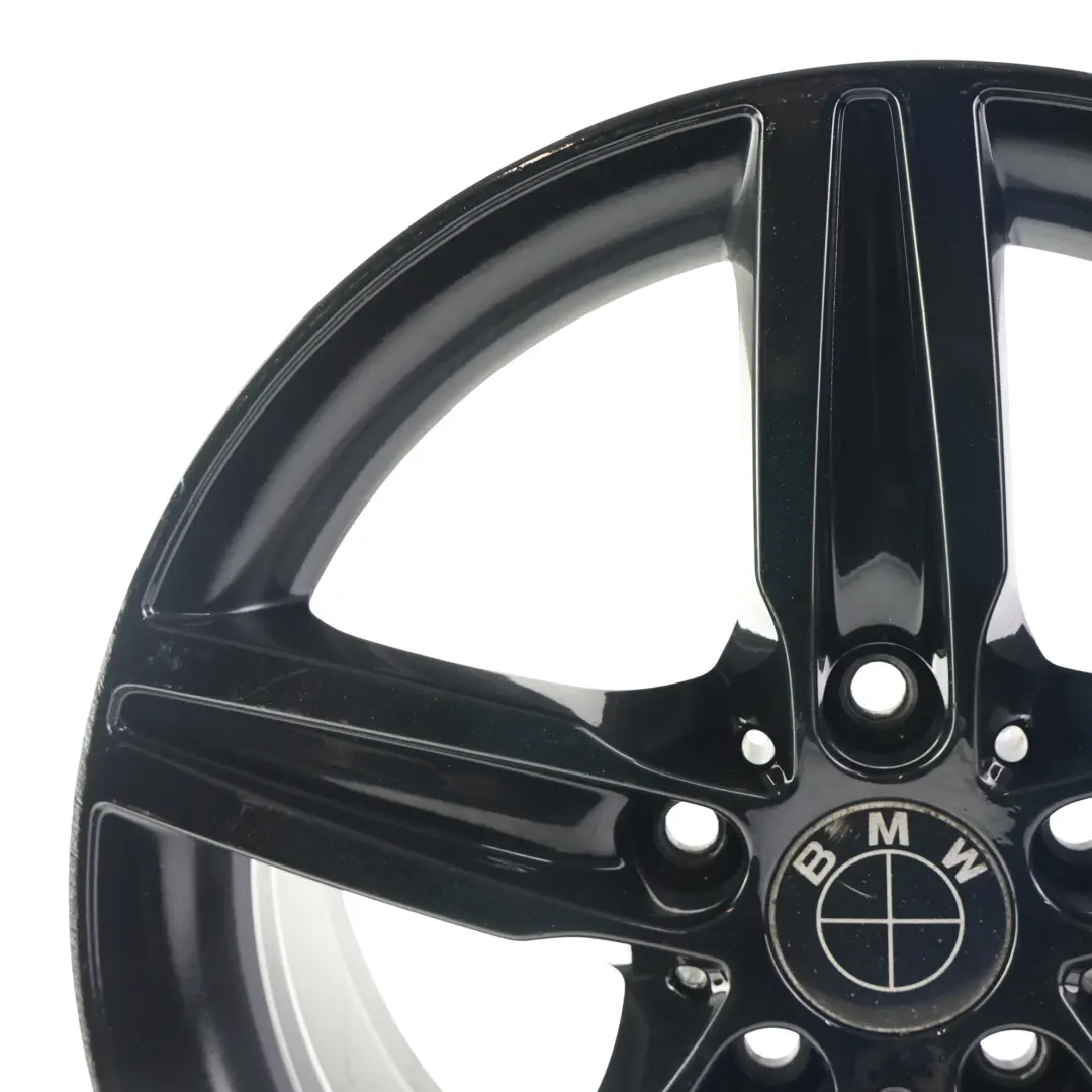 BMW F20 F21 F22 F23 Felge Alu Schwarz 17" Stern Speiche 379 ET:43 7,5J - SKU 6850151-18 - Teilenummer 6850151