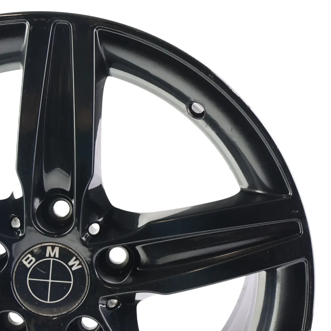 BMW F20 F21 F22 F23 Felge Alu Schwarz 17" Stern Speiche 379 ET:43 7,5J - SKU 6850151-18 - Teilenummer 6850151