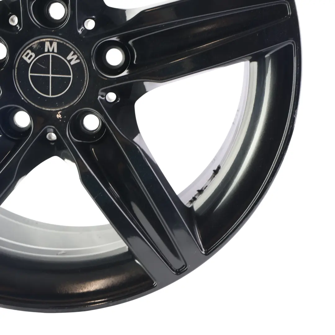 BMW F20 F21 F22 F23 Felge Alu Schwarz 17" Stern Speiche 379 ET:43 7,5J - SKU 6850151-18 - Teilenummer 6850151