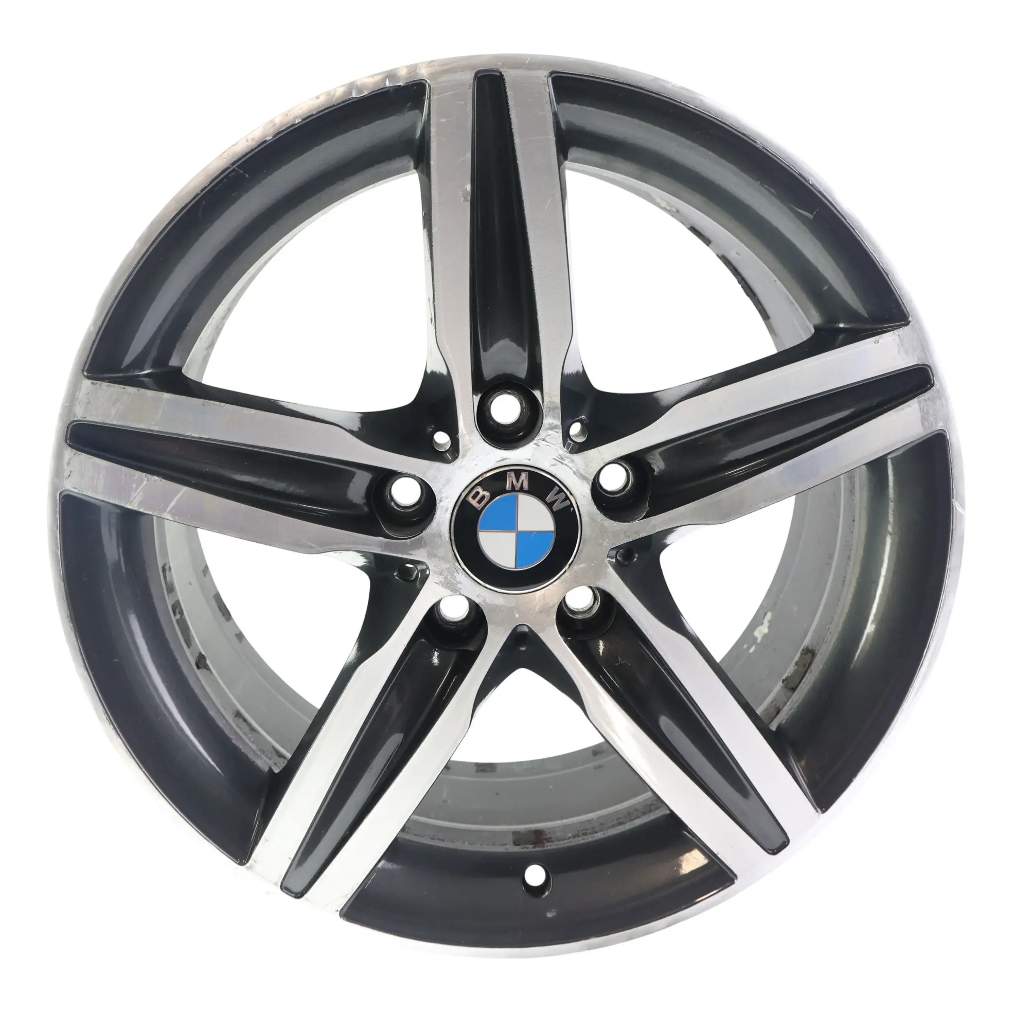BMW F20 F21 F22 Schwarz Alu Felge Alufelge 17" 7,5J Sternspeiche 379 6850151