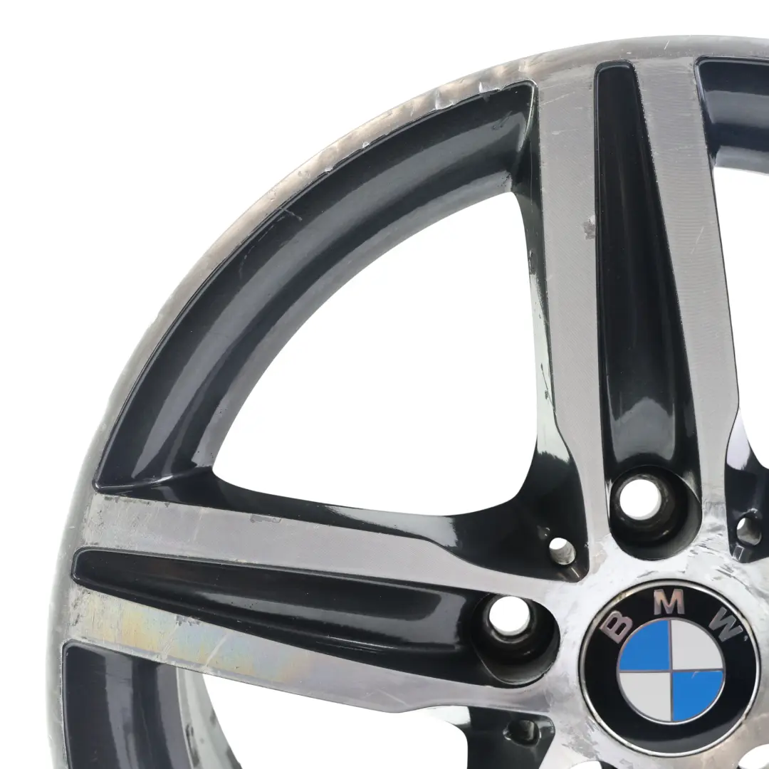 BMW F20 F21 F22 Schwarz Alu Felge Alufelge 17" 7,5J Sternspeiche 379 - SKU 6850151-4 - Teilenummer 6850151