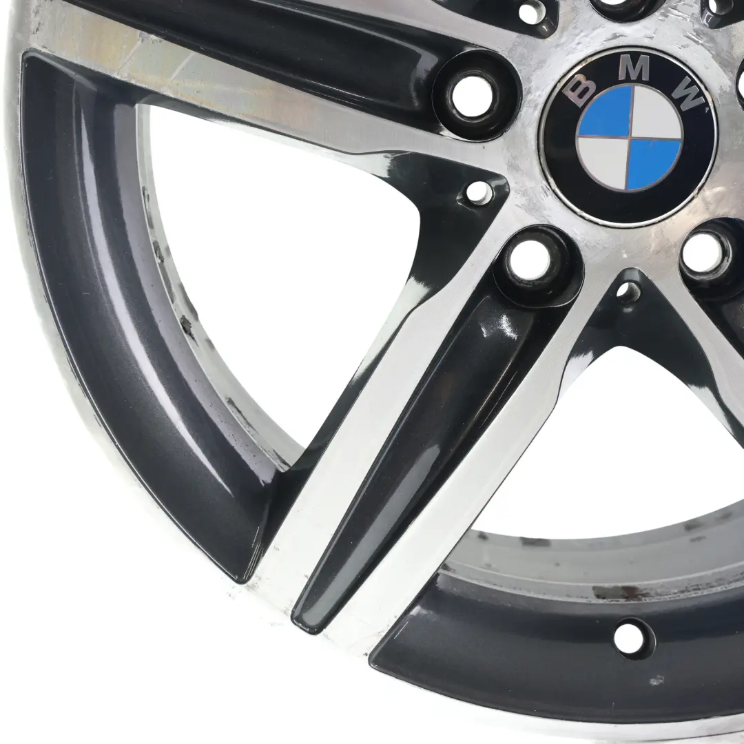 BMW F20 F21 F22 Schwarz Alu Felge Alufelge 17" 7,5J Sternspeiche 379 - SKU 6850151-4 - Teilenummer 6850151