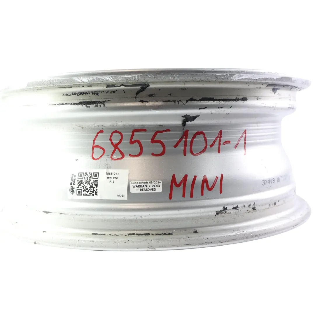 Alu Felge Alufelge 15" 5,5J ET:46 Heli Spoke 492 für Mini Cooper One F55 F56 F57 mit Teilenummer 6855101 Mini Cooper One F55 F56 F57 Alu Felge Alufelge 15" 5,5J ET:46 Heli Spoke 492 - SKU 6855101-1 - Teilenummer 6855101