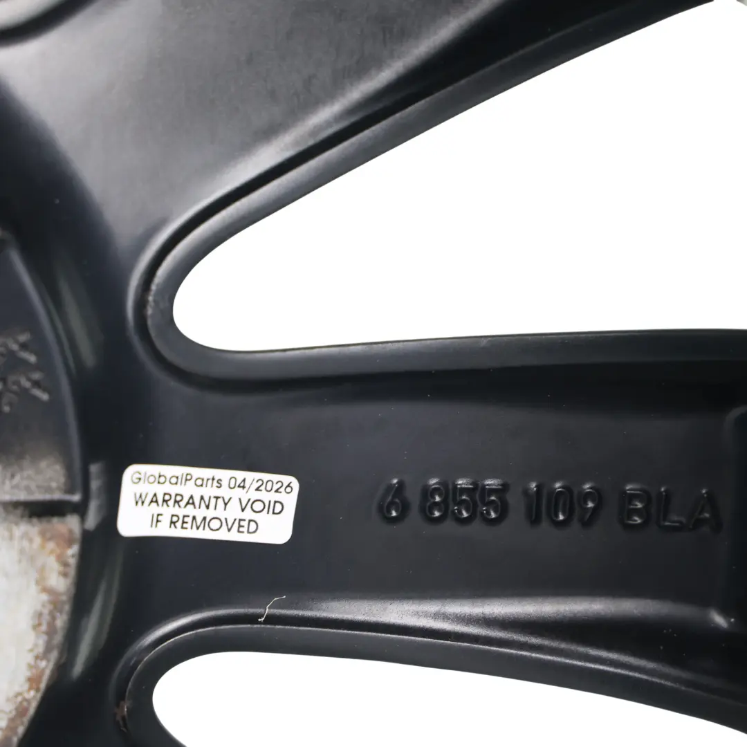Alloy Rim 17" ET:54 7J Cosmos Spoke 499 to Mini Cooper F55 F56 Black Wheel with Part number 6855109 Mini Cooper F55 F56 Black Wheel Alloy Rim 17" ET:54 7J Cosmos Spoke 499 - SKU 6855109-1 - Part number 6855109