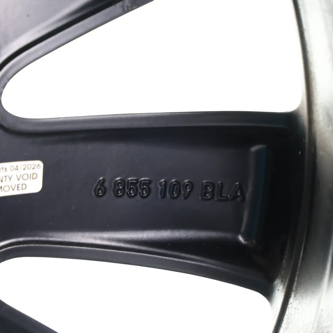 Mini Cooper F55 F56 llanta aleación negro 17 "ET: 54 7J Cosmos Spoke 499 - SKU 6855109-2 - Número de pieza 6855109