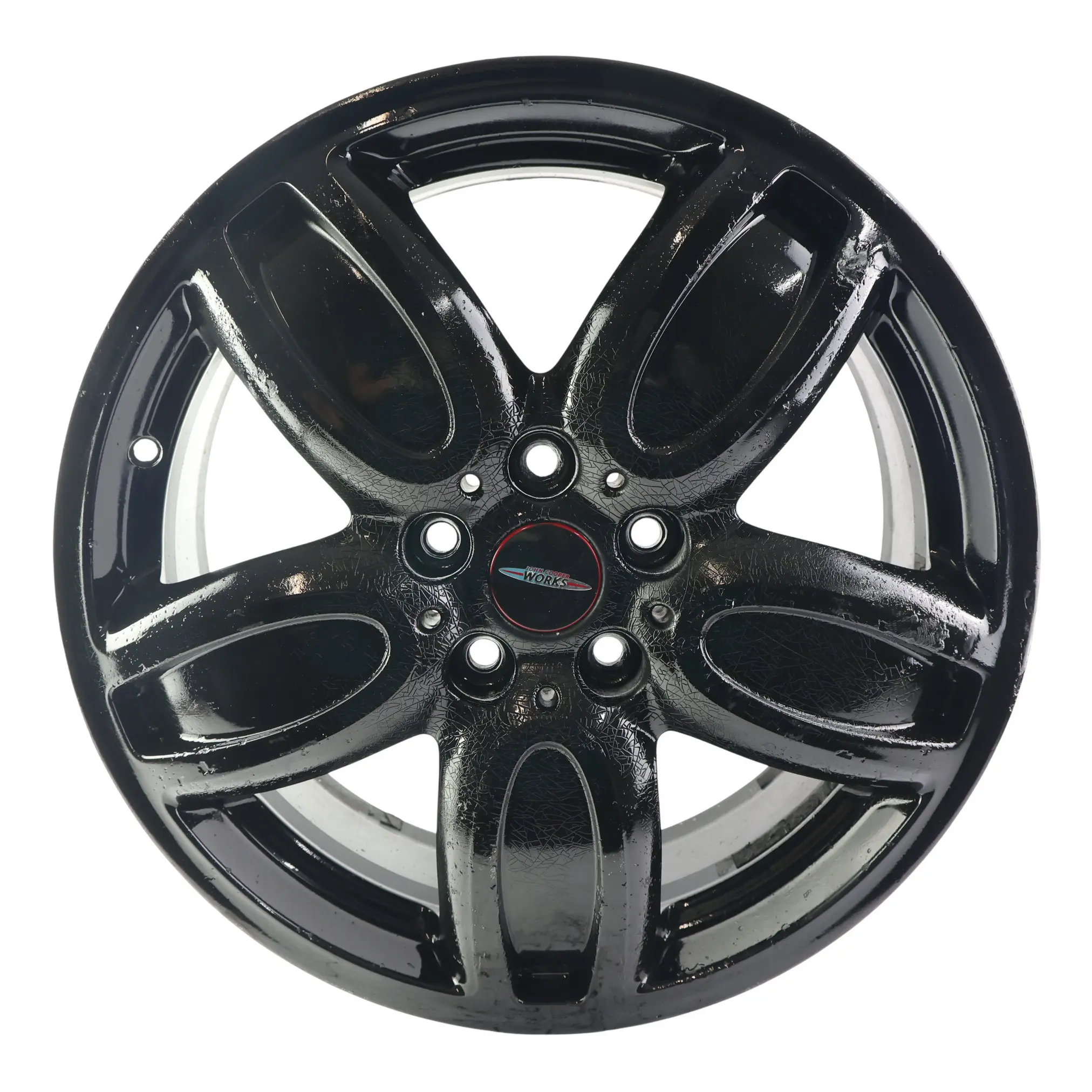 Mini F55 F56 F57 Llanta De Aleación Negra 18" 7J ET:54 JCW Cup Spoke 6855115