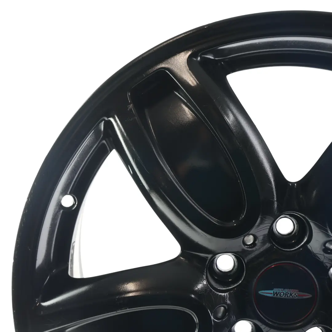 Mini F55 F56 F57 Jante Alliage Noire 18" 7J ET:54 JCW Cup Spoke - SKU 6855115-6 - Numéro de pièce 6855115