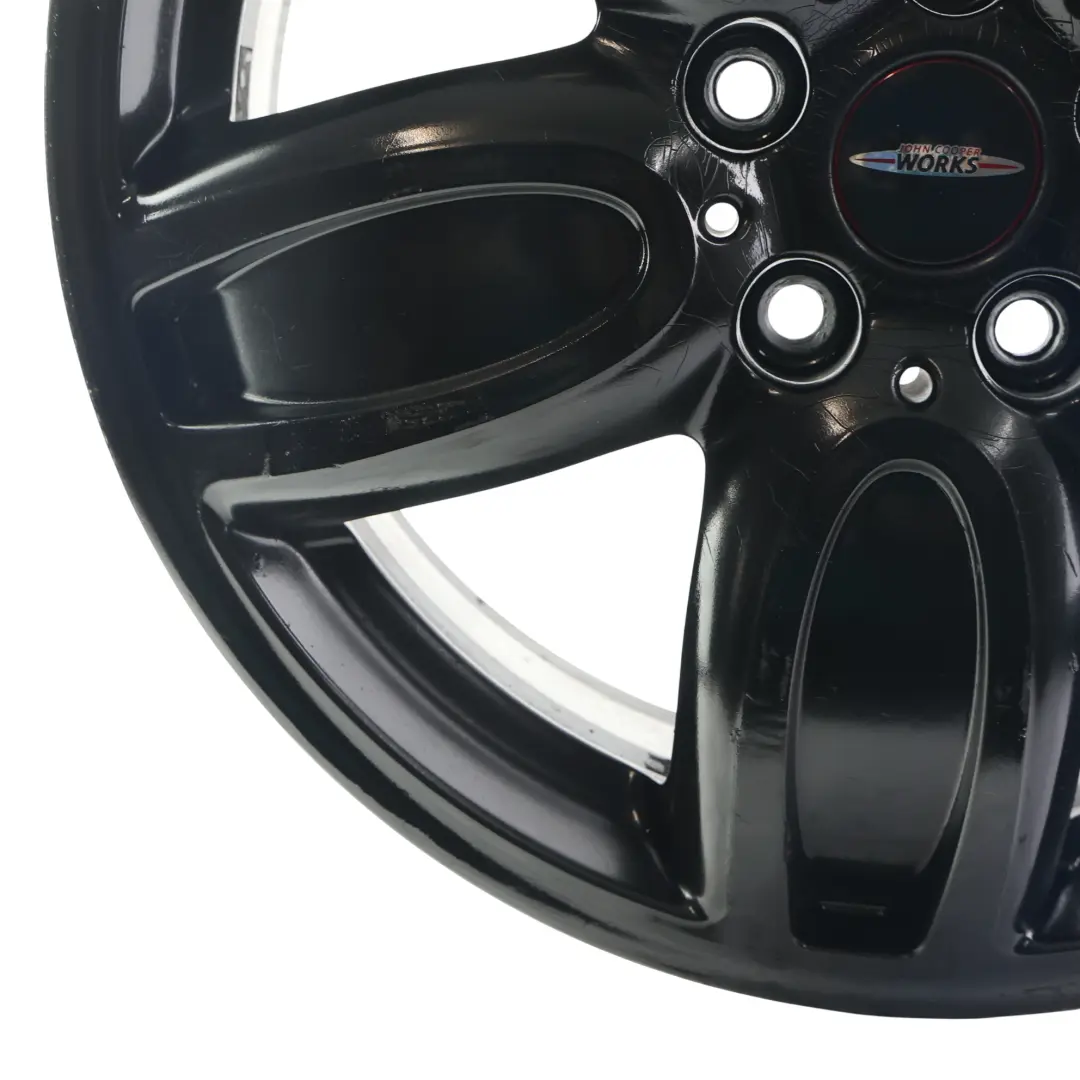 Mini F55 F56 F57 Jante Alliage Noire 18" 7J ET:54 JCW Cup Spoke - SKU 6855115-6 - Numéro de pièce 6855115