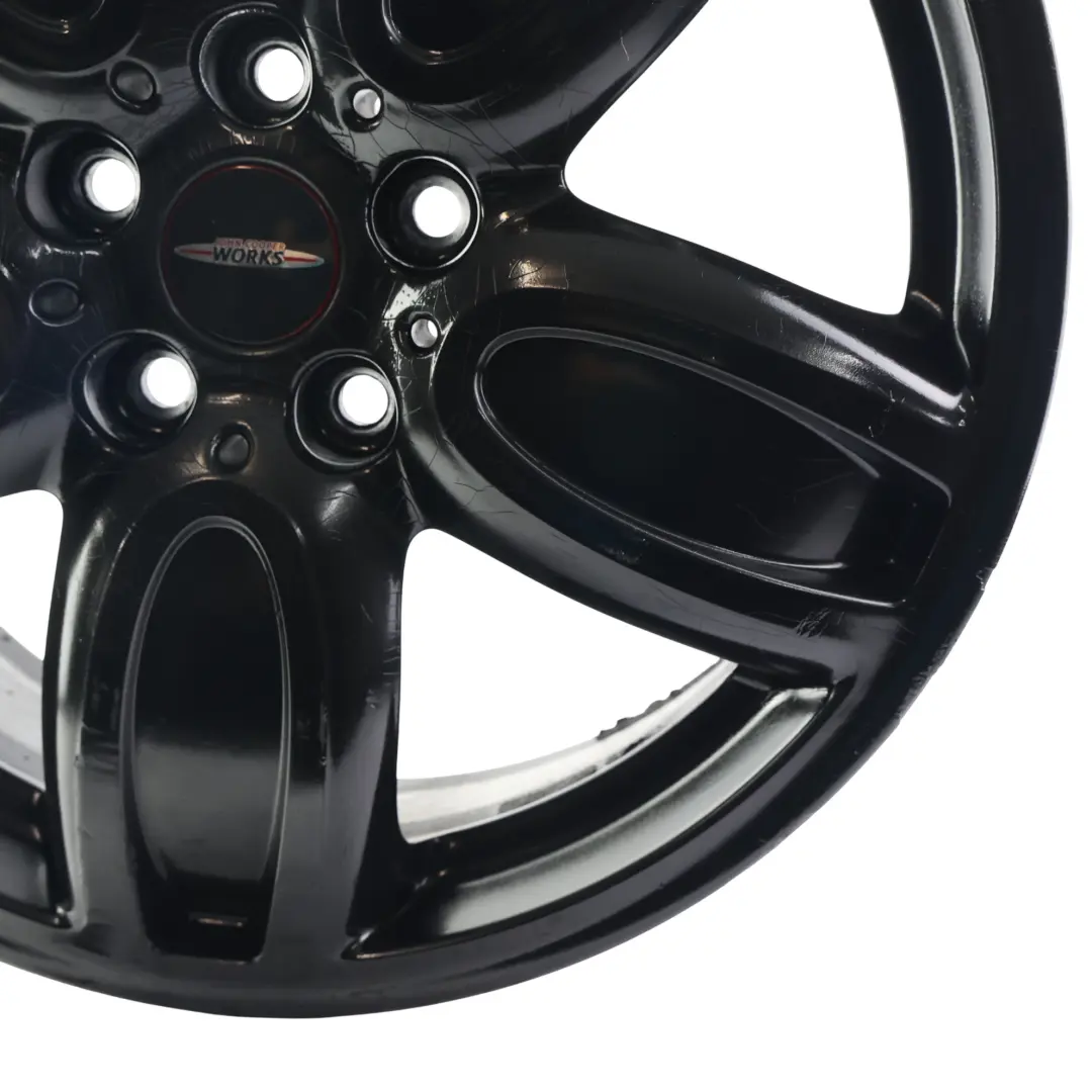 Mini F55 F56 F57 Cerchione Lega Nero 18" 7J ET:54 JCW Cup Spoke - SKU 6855115-6 - Numero di parte 6855115