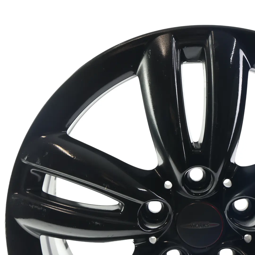Mini Cooper F55 F56 F57 Wheel Rim Alloy Black 17" 7J ET:54 Track Spoke - SKU 6856057-3 - Part number 6856057