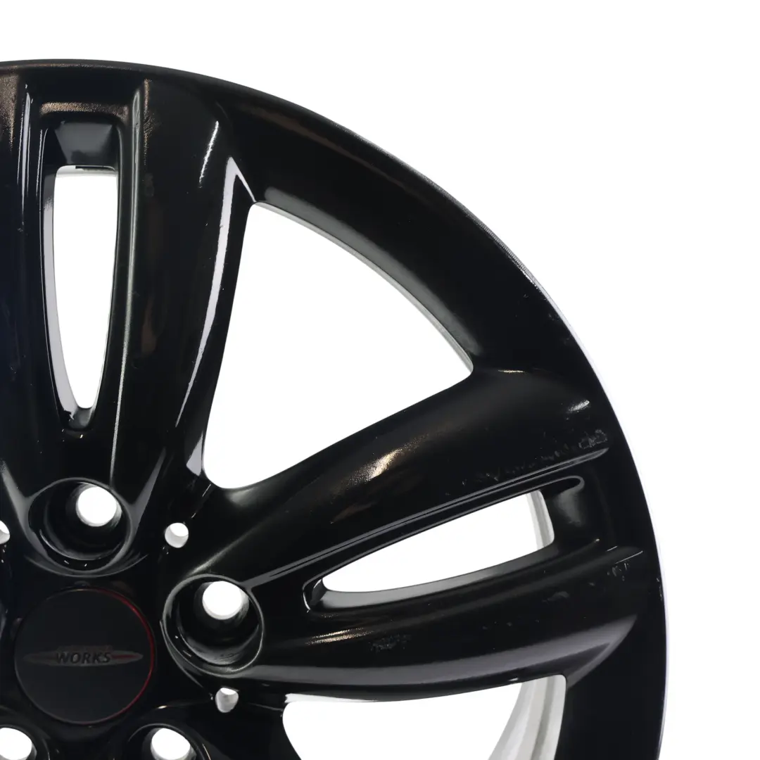 Rim Alloy Black 17" 7J ET:54 Track Spoke to Mini Cooper F55 F56 F57 Wheel with Part number 6856057 Mini Cooper F55 F56 F57 Wheel Rim Alloy Black 17" 7J ET:54 Track Spoke - SKU 6856057-3 - Part number 6856057