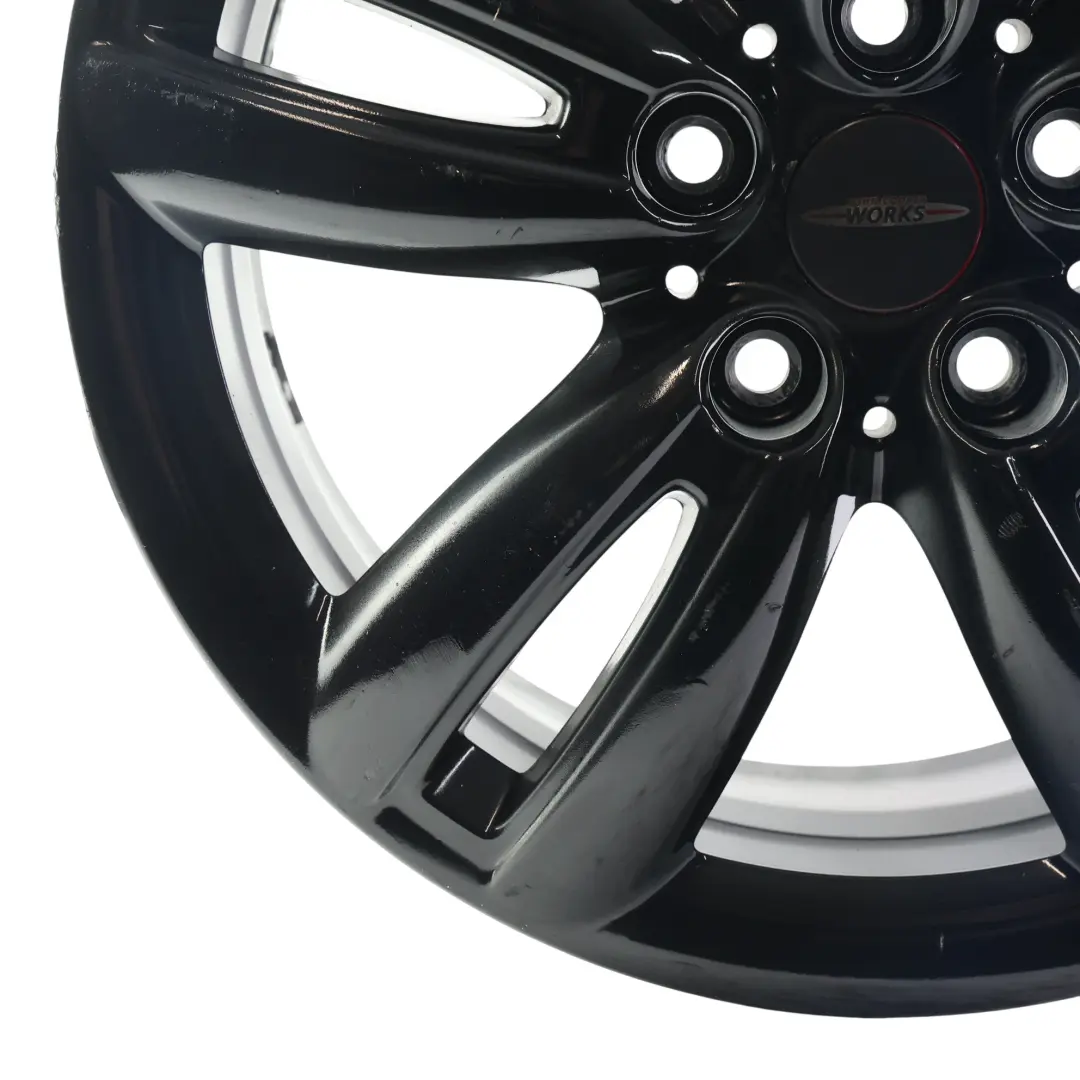 Rim Alloy Black 17" 7J ET:54 Track Spoke to Mini Cooper F55 F56 F57 Wheel with Part number 6856057 Mini Cooper F55 F56 F57 Wheel Rim Alloy Black 17" 7J ET:54 Track Spoke - SKU 6856057-3 - Part number 6856057