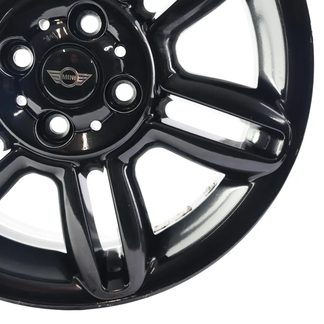 Schwarz Felge 16" 6,5J 6-Stern Doppelspeiche 119 für Mini Cooper R55 R56 R57 mit Teilenummer 6856969 Mini Cooper R55 R56 R57 Schwarz Felge 16" 6,5J 6-Stern Doppelspeiche 119 - SKU 6856969-1 - Teilenummer 6856969