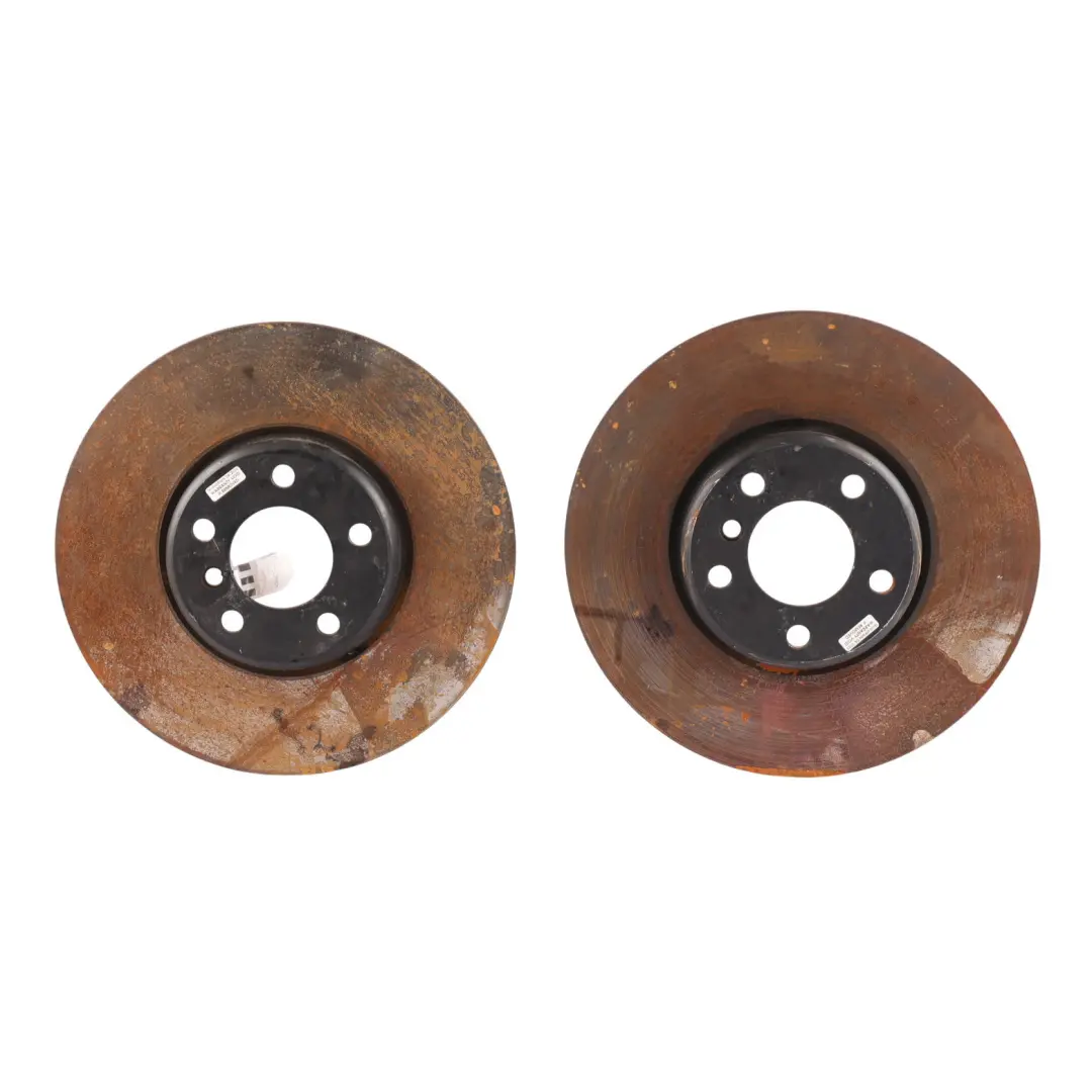 Brake Disc Set 348x36 Front Wheel Ventilated Left Right N/O/S Brembo to BMW F10 F12 with Part number 6898729 BMW F10 F12 Brake Disc Set 348x36 Front Wheel Ventilated Left Right N/O/S Brembo - SKU 6898729-1 - Part number 6898729