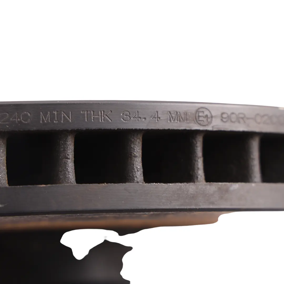 BMW F10 F12 Brake Disc Set 348x36 Front Wheel Ventilated Left Right N/O/S Brembo - SKU 6898729-1 - Part number 6898729